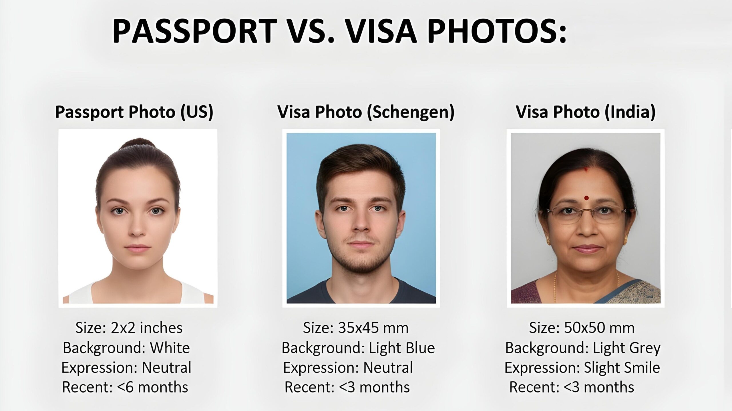 Can you use a passport photo for a visa